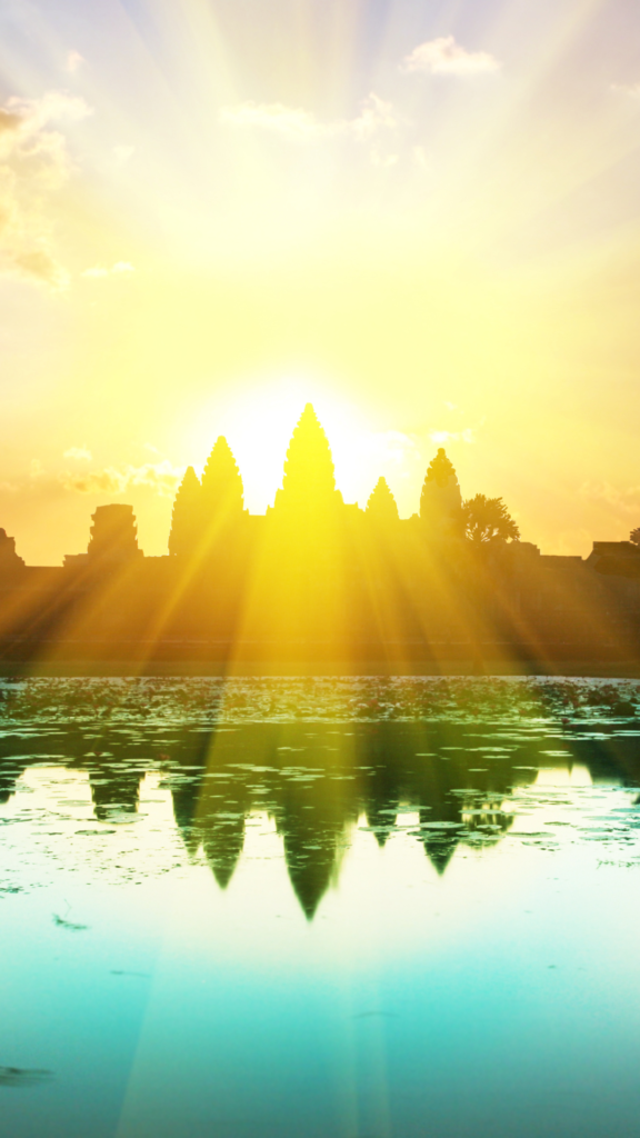 Sunrise Over Angkor Solo Traveler